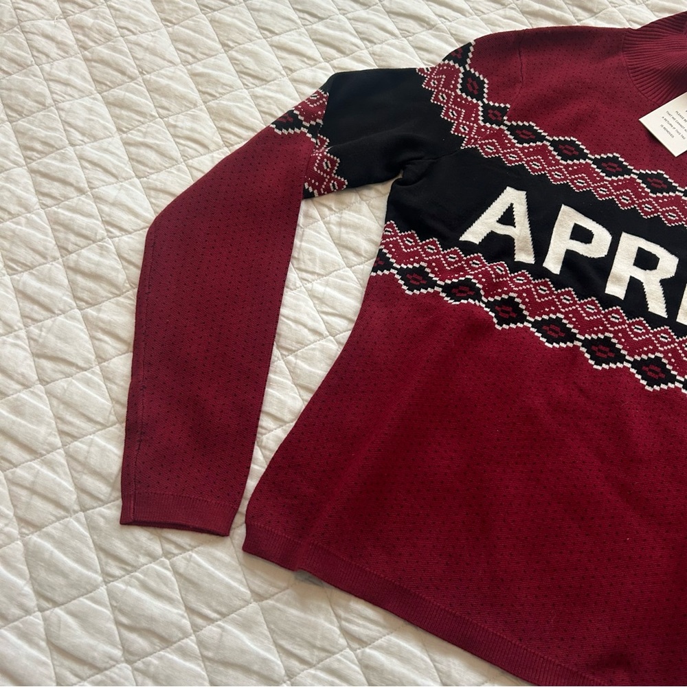 Alp N Rock Black and Red Cowl Neck Sweater - Picture 8 of 14